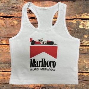 Mclaren Cropped Tank Top